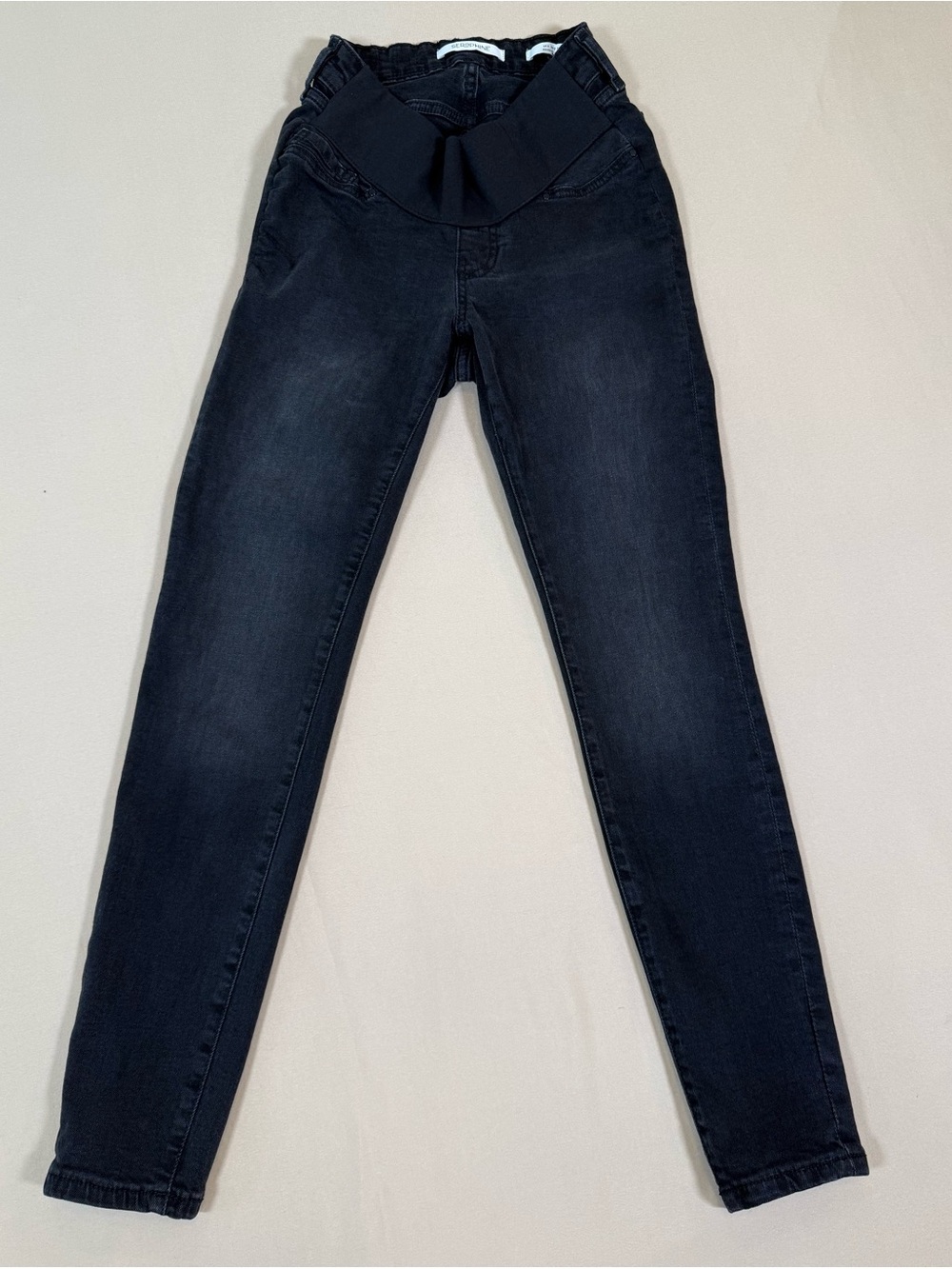 Seraphine Underbump Maternity Jeans Slim Fit, 99% Organic Cotton, Size 2.